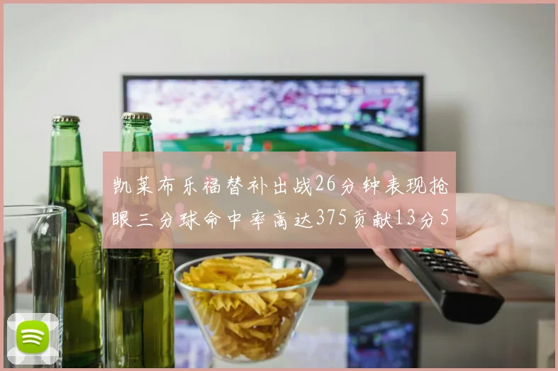 凯莱布乐福替补出战26分钟表现抢眼三分球命中率高达375贡献13分5板4助