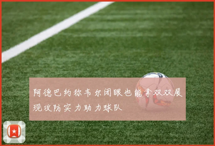 阿德巴约称韦尔闭眼也能拿双双展现攻防实力助力球队